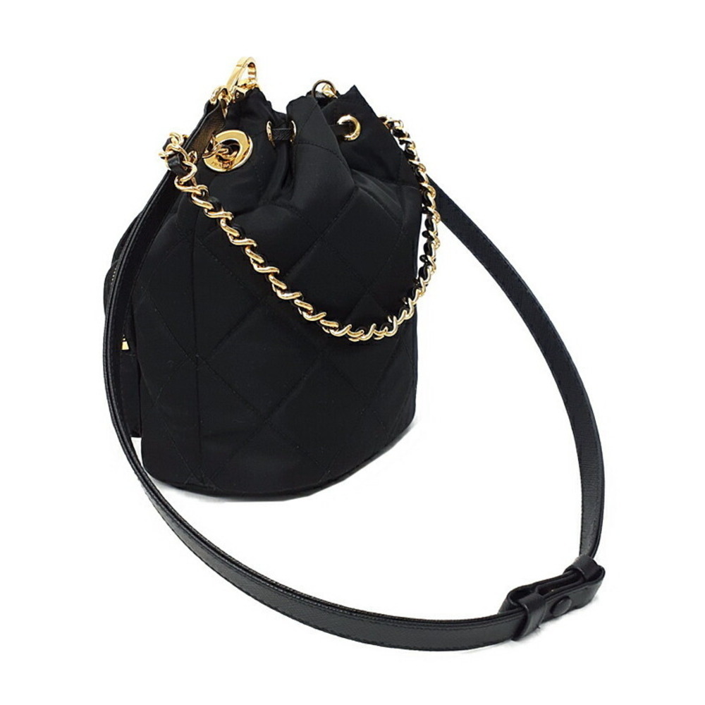 Prada Bag 1995 Re Black Re Chaine Shoulder Nylon Edition